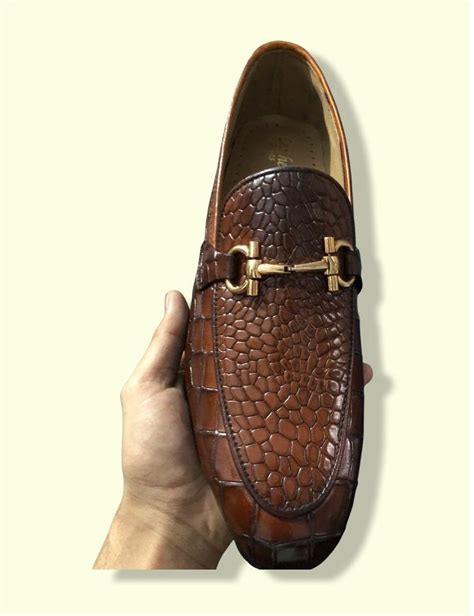 prada crocodile skin loafers|Dark Brown Crocodile Leather Loafers .